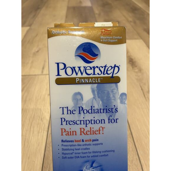 POWERSTEP 14-14.5 Men Full Length Insoles PINNACLE Relieves Heel & Arch Pain E23 - Picture 2 of 4